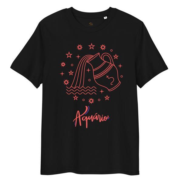 Aquarius Zodiac organic cotton t-shirt